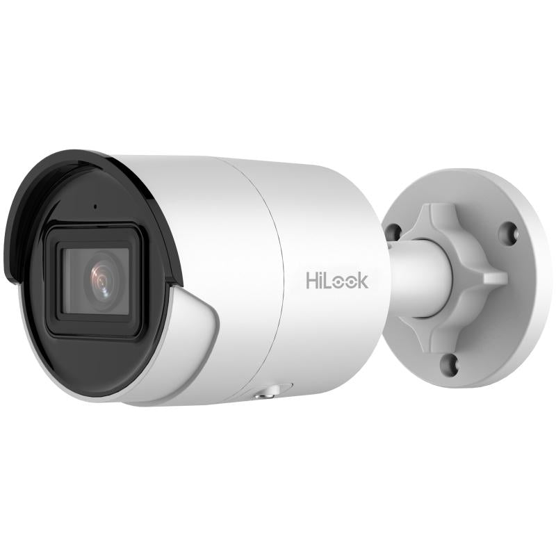 HiLook 6MP IP Bullet Camera, AcuSense, 2.8mm, 120 dB WDR, 40m IR, PoE / 12VDC, IP67, Built-in Mic (Wall Mount: DS-1272ZJ-110-TRS, Junction Box: DS-1280ZJ-XS)
