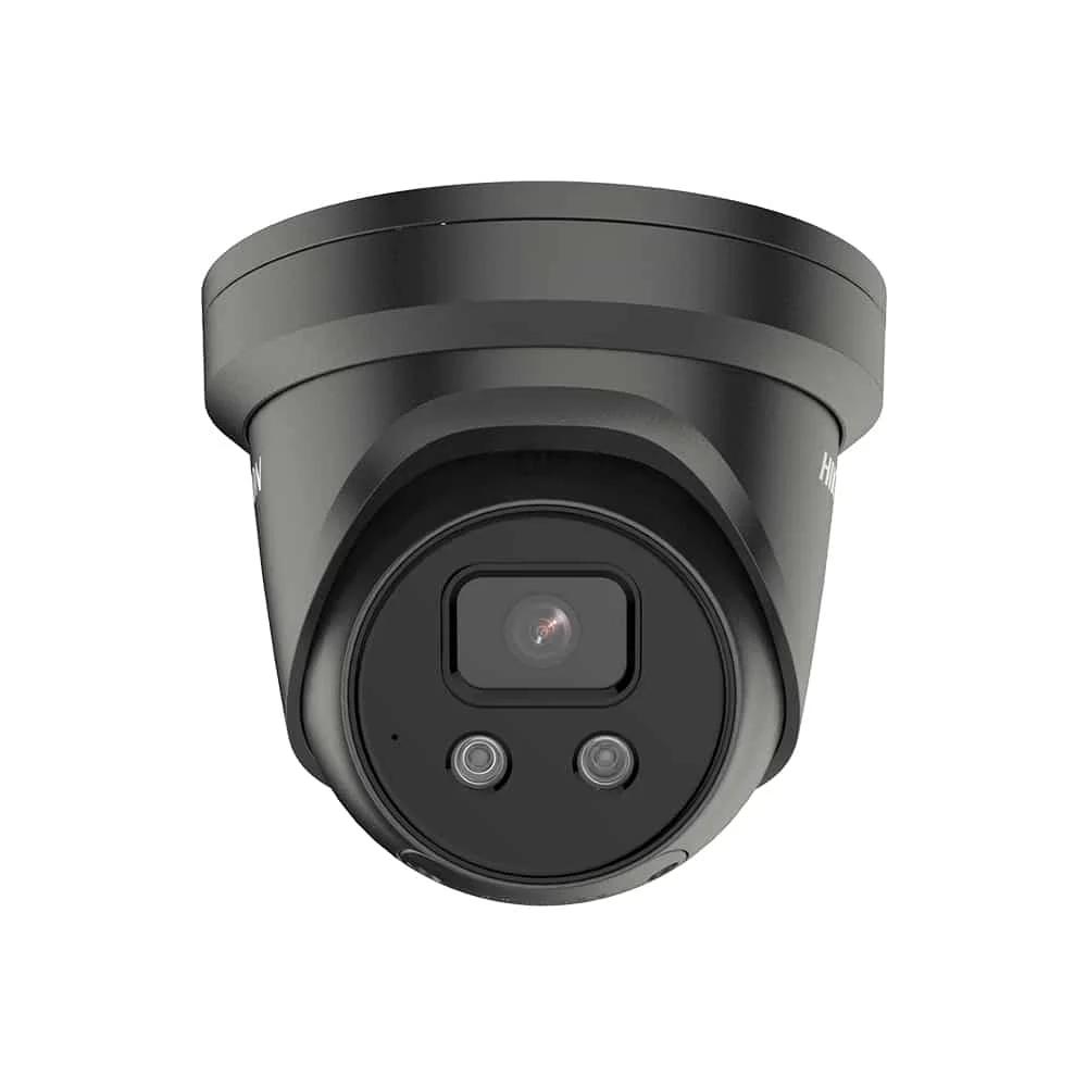 Hikvision 6MP IP Pro Series IR Turret Camera, DarkFighter, AcuSense, Perimeter, Face Capture, 2.8mm, 120dB WDR, 30m IR, POE / 12VDC, IP67, MicroSD, Built in Mic (Junction Box: DS-1280ZJ-PT6, Wall Mount DS-1273ZJ-140)