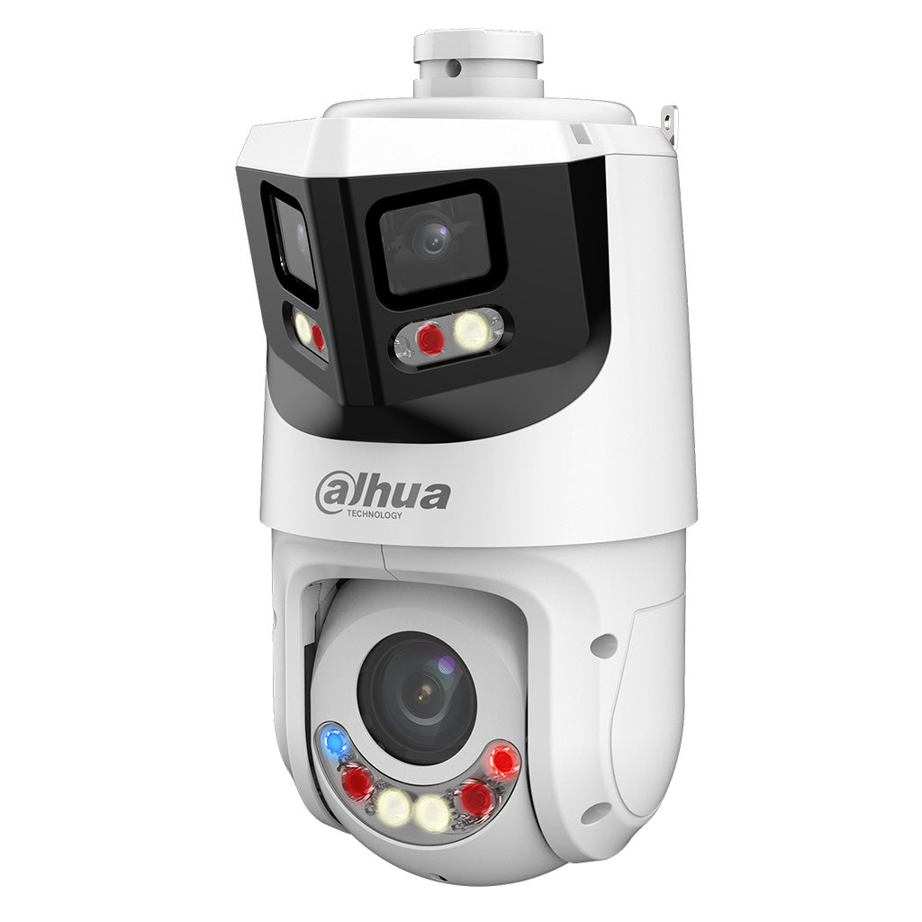 Dahua 8MP + 4MP IP X-Spans AI Series Full Colour Active Deterrence TiOC IR  **DUAL-LENS** 25x PTZ Camera, Perimeter, Auto-Tracking, PTZ / Fixed Camera Alarm Linkage, 5 -125mm, 120dB WDR, 100m IR / 50m White Light - PTZ, 30m IR / White Light - Fixed Lens