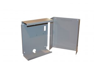 Tactical 1.1MM Steel Powder Coated Enclosure Dimensions 250W x 310H x 100D MM - Colour Apo Grey, Will House 2.5A Or 5A Power Module, 1 x PDM Modules And Has Space For 1 x 7Ah SLA Battery, Supplied With 2 x Tamper Switches And Mounting Hardware, Screw Fo