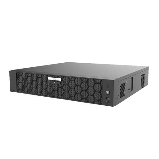 Uniview 64 Channel Prime Series NVR, 320MB, 1 x HDMI / 1 x VGA, 8 x HDD, 2 x Gigabit NIC, 2RU, Rack Ears Included, 8CH VCA / SMD Functionality **NO POE PORTS OR HDD INSTALLED**