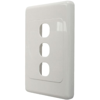 **CLEARANCE** Zankap* 3 Gang Clipsal 2000 Compatible Wall Plate