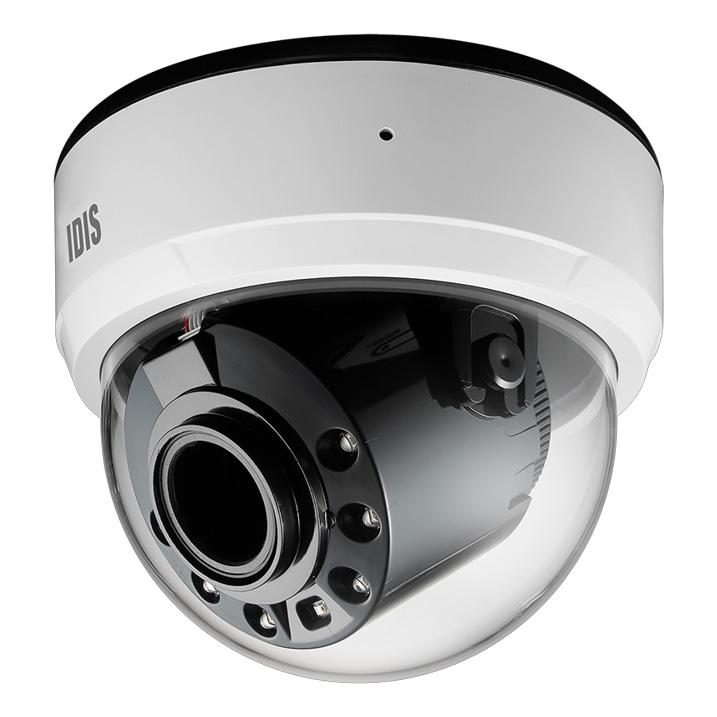 IDIS 5MP IP Internal IR Dome, Low Light, 3.0-13.5mm, 120dB WDR, 30m IR, MicroSD, POE / 12VDC (Wall Mount: DA-MA4300 + DA-WM2050, Surface Mount: DA-FM1500)