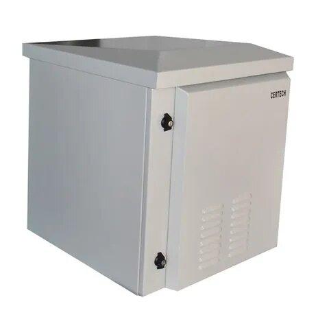 ***EOL*** Certech* 12RU 600mm Deep Outdoor Wall Mounted Rack With Dual Fan Kit, Serviceable Input / Output Filters, Dual Front Locks, IP45 Rated