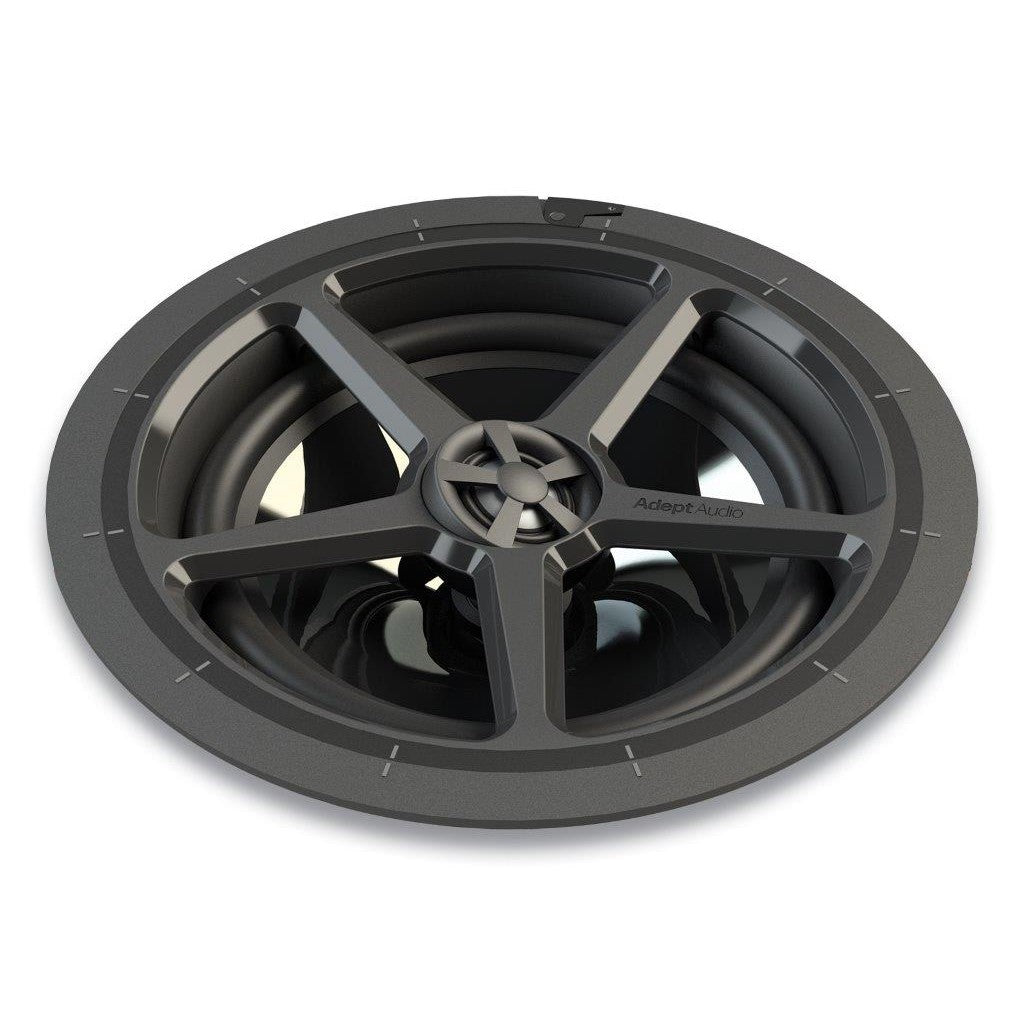 Adept Audio 8" Round 2-Way Ultra Premium In-Ceiling Speaker With Injection-Molded Graphite Woofers 175W ***PAIR***