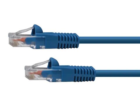 Certech 1M CAT6 Blue UTP Patch Lead (Also Available In Black, Grey, Purple, Red & Yellow)
