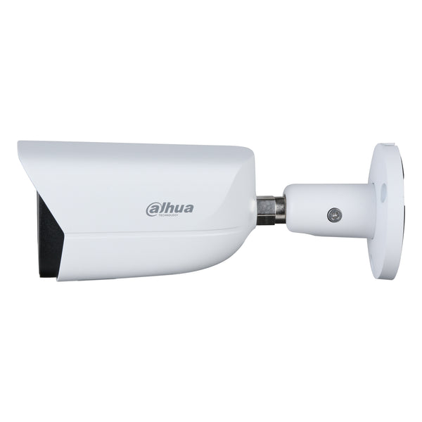 Dahua* 8MP IP WizSense AI Series IR Bullet Camera, SMD 4.0, Quick Pick, AI SSA, Perimeter, Starlight, 2.8mm, 120dB WDR, 30m IR, POE / 12VDC, IP67, MicroSD, Built-in Mic (Junction Box: PFA130-E)