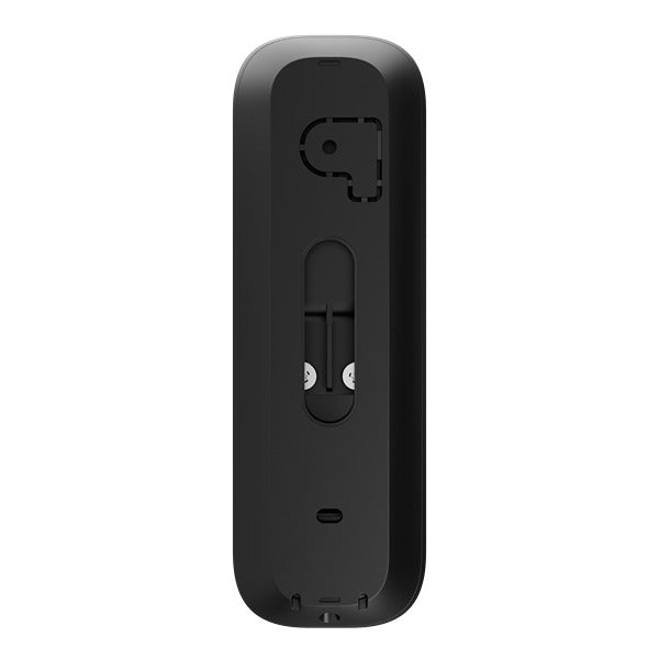 Ajax 4MP **BLACK** WiFi Video Doorbell With AI Object Recognition, 6m IR, 155° View Angle, 12-24VDC Or 16-24VAC, 2.4GHz WiFi Connectivity, IP54, 145H × 47W × 34D mm