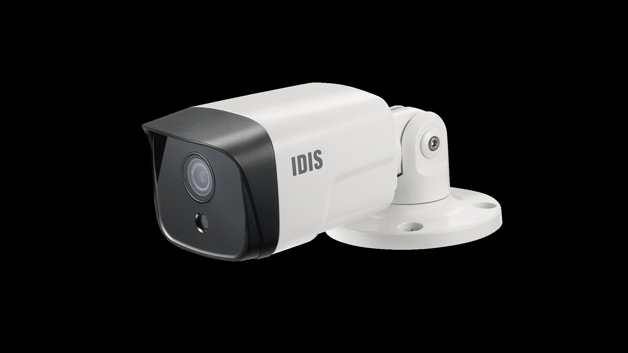 IDIS 2MP Outdoor Fixed Lens (2.8mm) AI NDAA Turret Camera, IR, Low Light 5YR