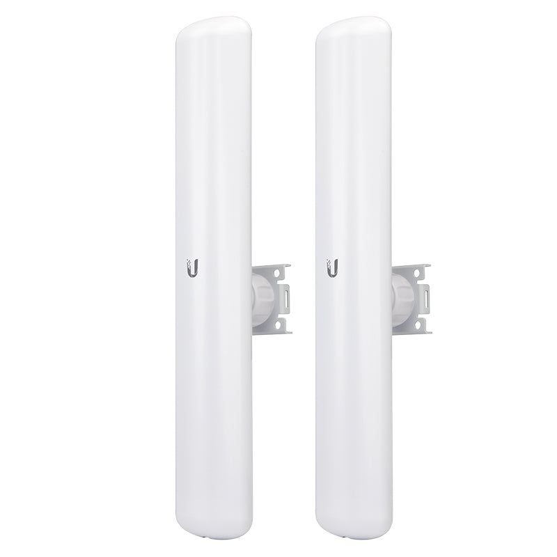 Ubiquiti 2 x 5Ghz 120 Degree Wireless Access Point Pack - Pre-Configured Point-To-Point, Includes 2 x POE Injectors
