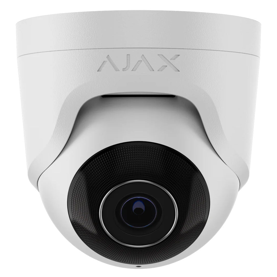 **SUPPLY DELAY (TBC)** Ajax 8MP IP Baseline AI Series IR Turret Camera, AI-Powered Object Recognition, 4mm, 120dB WDR, 35m IR, POE / 12VDC, IP65, MicroSD, Built-in Mic
