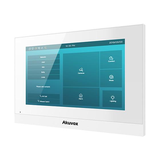 **SPECIAL ORDER** Akuvox IP 7" WiFi Video Handsfree Standard Internal Unit With 1 x Inbuilt Dry Contact Relay Output, POE / 12VDC (Desk Mount: C313-DMT-W) Android Version **MOQ X 10**
