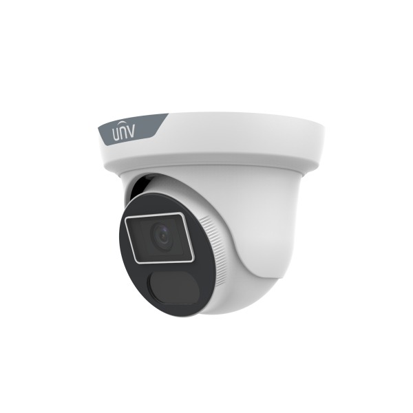 Uniview 8MP UNI8 Prime II Series Turret LightHunter, 2.8mm Fixed Lens, IR 40m, Smart Intrusion, People Flow & Crowd Density Analytics, 130 dB WDR, Built‑In Mic, ANR Edge Recording (microSD up to 512 GB), PoE / 12VDC, IP67 (Junction Box TR-JB03-G-IN Wall