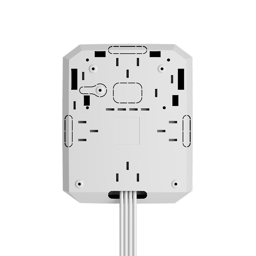 Ajax Fibra Hub Hybrid Control Panel WHITE - Dual SIM 4G / Ethernet, Up To 100 Devices Wired And Wireless Split In Any Proportion, 9 Security Groups, 50 Users, 50 Rooms, Photo Verification, Up To 25 IP Camera / NVR Support