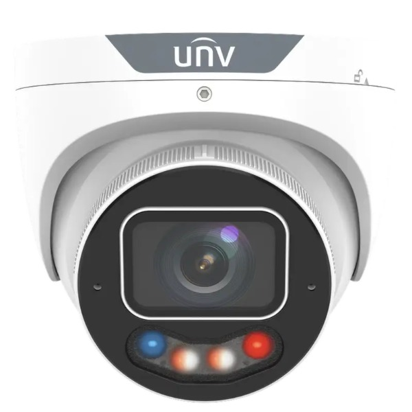 Uniview 8MP IP OwlView Plus Triguard Prime AI Series Wise-ISP Full Colour Turret, Perimeter, ColorHunter, 2.8mm-12mm Motorised, 120dB WDR, 30m White Light, Built-in Mic, POE or 12VDC, IP67 (Wall Mount: TR-WM03-B-IN, Junction Box: TR-JB03-H-IN)