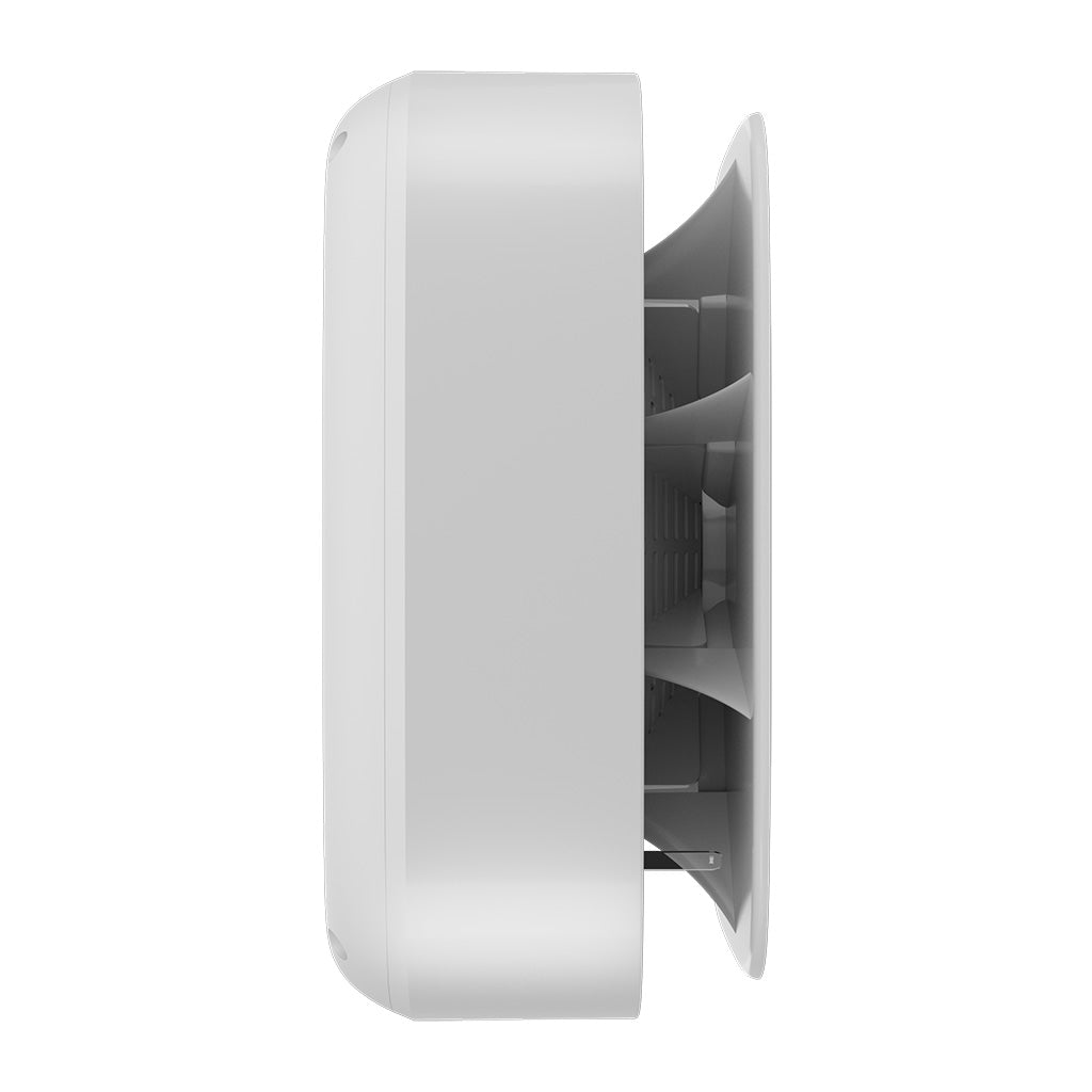 82200.175.WH3 Ajax Fireprotect 2 AC WHITE - Wireless 240V Power Supply Mains-Powered Smoke & Heat Detector With Sealed Backup Battery And Sounder