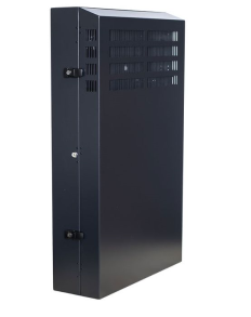 Certech Vertical Wall Mount Cabinet 2RU Horizontal, 4RU Vertical With 2RU Horizontal Mounting Rails