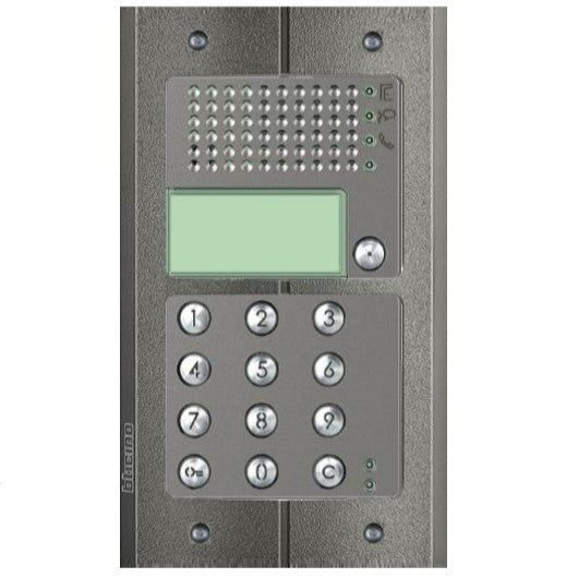 Bticino 2W Robur 2 Module Audio 1PB + Access Keypad Flush Mounted External Unit With Rainshield (1 x 350120, 1 x 350325, 1 x 350425, 1 x 350521, 1 x 351100, 1 x 351115, 1 x 353000, 1 x 353005, 1 x 346250)