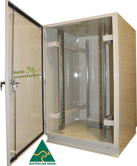 PSS* 18RU 630mm Deep Aluminum Weatherproof IP66 Rated Rack