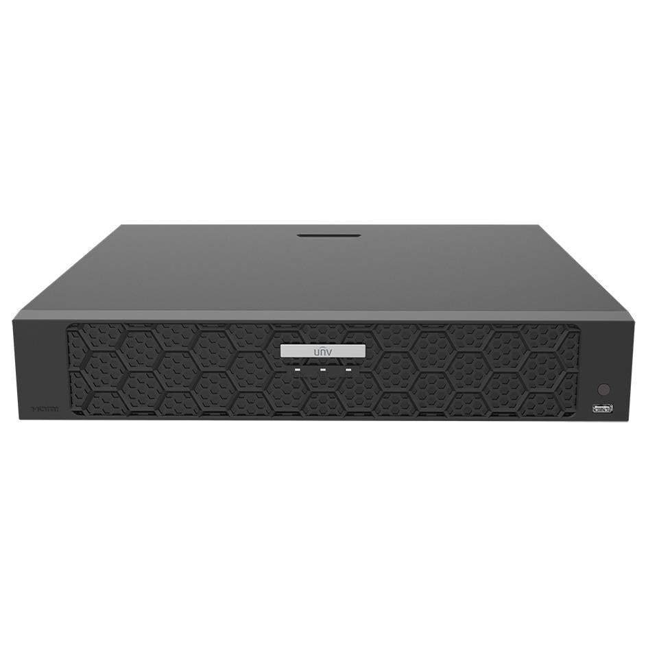 Uniview 32 Channel Prime Series NVR, 320MB, 2 x HDMI / 1 x VGA, 4 x HDD, 1 x Gigabit NIC, 16 x POE, 2RU, Rack Ears Included **NO HDD INSTALLED**