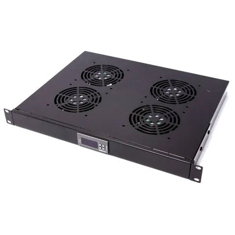 Certech 1RU 4 Fan Unit With Digital Thermostat