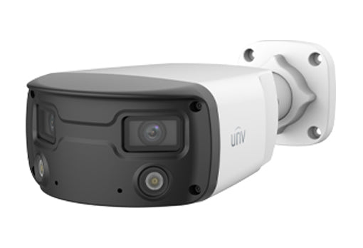 Uniview 4MP IP Easy AI Series 160 Degree Wide Angle ColorHunter Vandal Bullet Camera, Human Body Detection, ColourHunter, DWDR, 30m White Light, Twin Streams, MicroSD, POE or 12VDC, Built-in Mic / Speaker, IP67, IK10 (Junction Box: TR-JB07-D-IN)