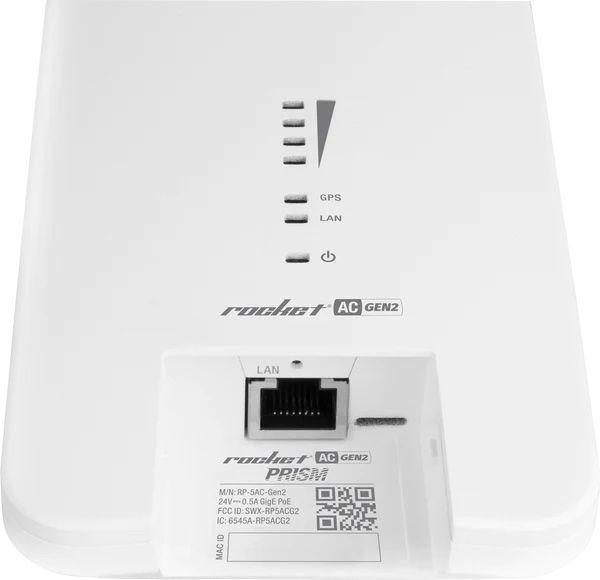 Ubiquiti AirMax Rocket M5 AirPrism Base Station, 5GHz, MIMO PtMP, PtP AP (Requires Antenna, Supplied with Mounting Brackets)