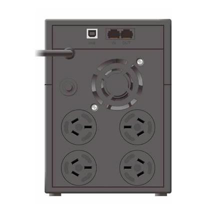Upsonic GD Series 1500VA UPS, Line Interactive, Tower, W139 x H195 x D364mm, 9KG, 2 x 12V/7Ah Battery Capacity, 4 x AU Socket, USB Communications Port & Winpower Software