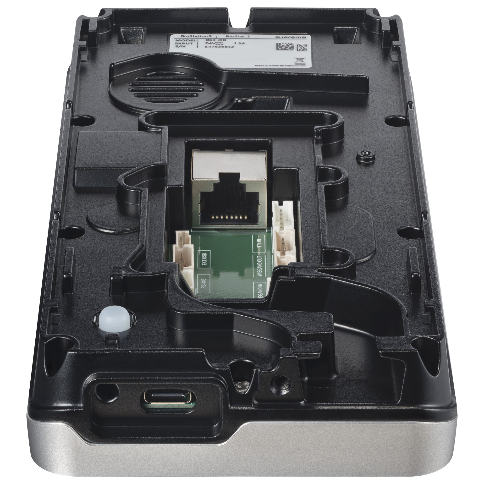 Suprema BioStar Air  BioStation 3 Access Control Terminal, Compatible, Digital Keypad, 5" Touch Screen, EM / MiFare / MiFare Plus / iCLASS / DESFire / NFC / Bluetooth / QR Code Reader, Facial Recognition, Mobile App, 2MP, IP65, POE / 12VDC