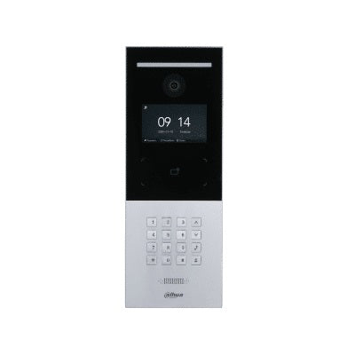 Dahua IP External Station, 2MP CMOS Camera, 4.3" Screen, Integrated Password / Mifare Card Reader, IK07, IP65, 12VDC **REQUIRES 12VDC2A POWER SUPPLY AND EITHER - Surface Plate: VTM130, Flush Plate: VTM121**