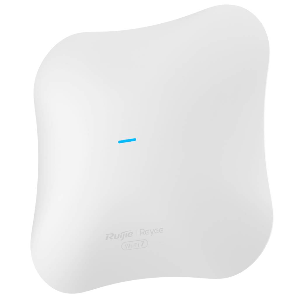 Ruijie Reyee Internal WiFi7 Gigabit Access Point BE5040, 688Mbps, Tri Band Up To 5011Mbps, POE / 12VDC (Up To 40M Range)