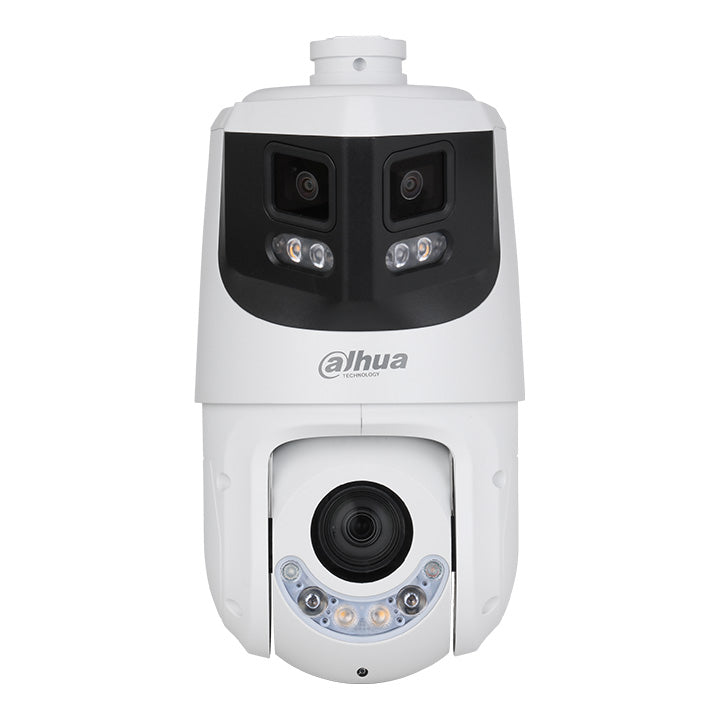 Dahua 8MP + 4MP IP X-Spans AI Series Full Colour Active Deterrence TiOC IR  **DUAL-LENS** 25x PTZ Camera, Perimeter, Auto-Tracking, PTZ / Fixed Camera Alarm Linkage, 5 -125mm, 120dB WDR, 100m IR / 50m White Light - PTZ, 30m IR / White Light - Fixed Lens