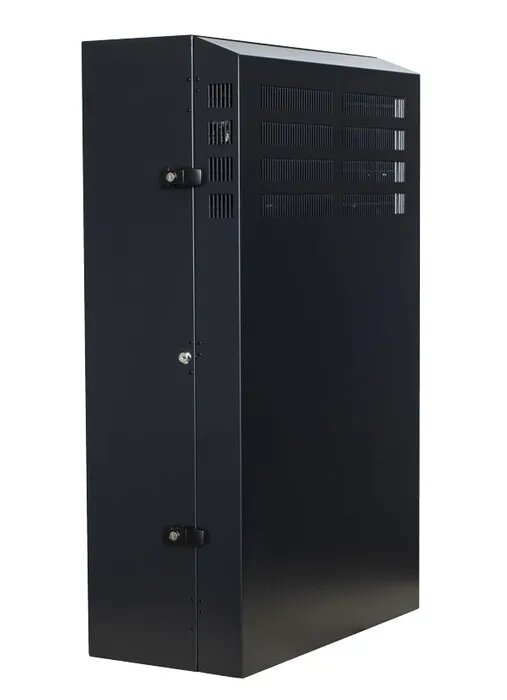 Certech Vertical Wall Mount Cabinet 2RU Horizontal, 6RU Vertical With 2RU Horizontal Mounting Rails