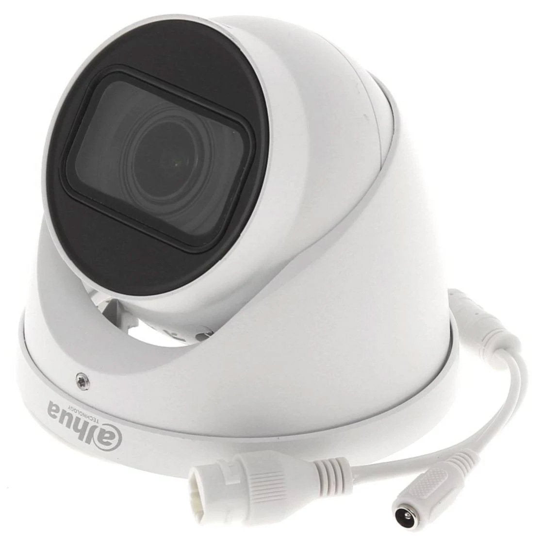 Dahua 5MP IP Lite AI Series IR Eyeball Camera, SMD Plus, Perimeter, Starlight, 2.8mm, 120dB WDR, 30m IR, Built-in Mic, H.265, POE, IP67 (Wall Mount: PFB204W, Junction Box: PFA130-E)