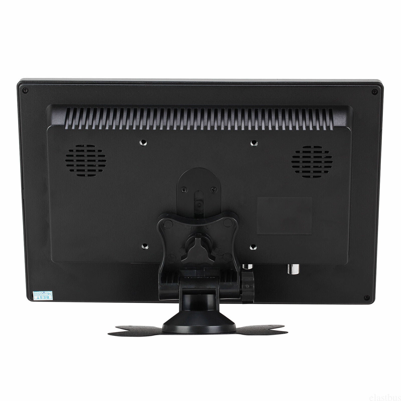 Zankap 10'' LED Monitor With HDMI, VGA, BNC Cable Included - HDMI, VGA, BNC, Remote Control, 12VDC (Cable Connectors From Bottom And Compatible With SECCAB Enclosure)