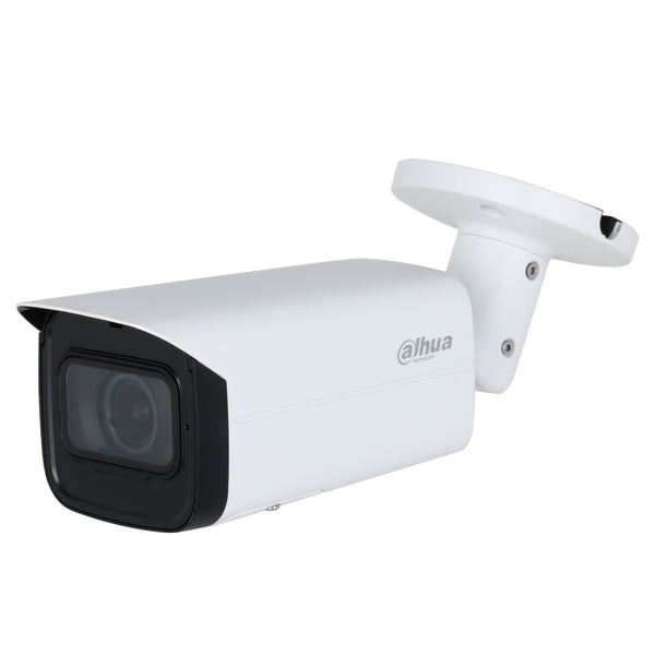Dahua* 4MP IP WizSense AI Series IR Motorised Bullet Camera, SMD 4.0, Quick Pick, AI SSA, Perimeter, Starlight, 2.7-13.5 mm, 120dB WDR, 60m IR, POE / 12VDC, IP67, MicroSD, Built-in Mic (Pole Mount: PFA152-E, Junction Box: PFA130-E)