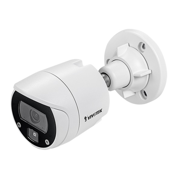 Vivotek Vortex 2MP Essential Series Outdoor Bullet, 2.8mm Lens, IR 30m, WDR Enhance, Smart Stream III, 3DNR, PoE/DC12V, Built-in Mic, 128GB Built-In Edge Recording (30 Days), IP66/IK10 **INCLUDES 1 YEAR XPRO LICENSE**