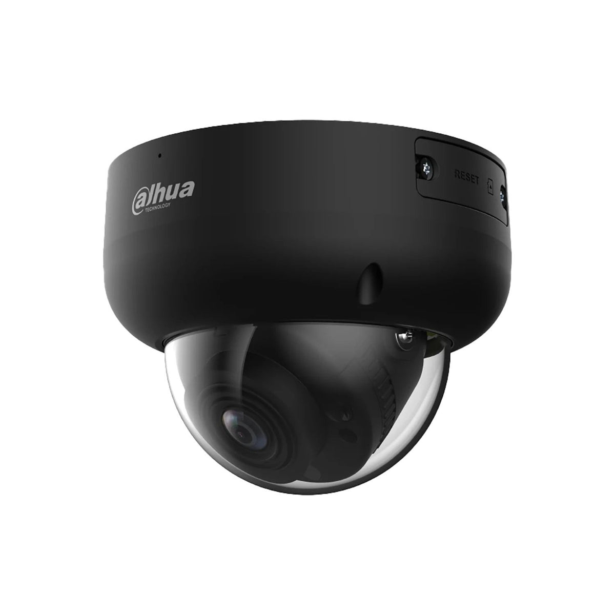 Dahua* 8MP IP WizSense AI Series IR Motorised Vandal Dome Camera, SMD 4.0, Quick Pick, AI SSA, Perimeter, Starlight, 2.7-13.5mm Lens, 120dB WDR, 40m IR, POE / 12VDC, IP67, IK10 **BLACK** (Wall Mount: PFB203W-B, Junction Box: PFA137-B)