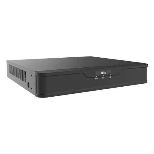 **REFURB** Uniview 8 Channel Easy Series NVR, 80MB, 1 x HDMI / 1 x VGA, 1 x SATA HDD, 1 x 100M NIC, 8 x POE+, 1RU, 8CH VCA Functionality, 1 x 4TB HDD Installed (6 Months Warranty - SN: TBA)