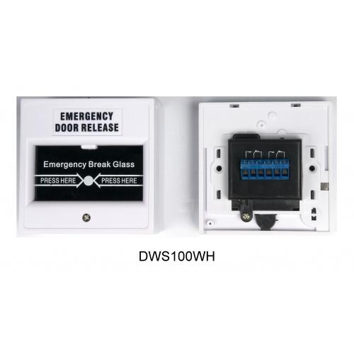 Secor* Breakglass Switch Isolated DP/DT White (Glass Element)