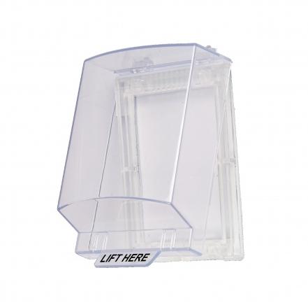 Secor* Polycarbonate Weather Protection Flip Cover For Emergency Breakglass - 140mm(H) x 110mm(W) x 54mm(D)