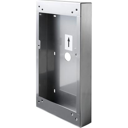Bticino* 2W Linea 300 Monobloc Surface Stainless Steel Mounting Box For 308002 / 308012