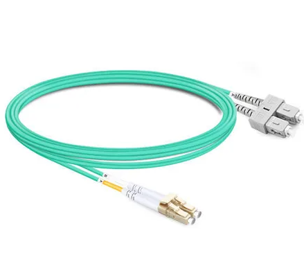 ***EOL*** Certech* LC-SC OM4 Duplex Fibre Patch Lead 2M