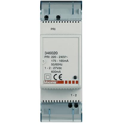 Bticino 2W Additional Power Supply For External And Internal Stations (600mA)