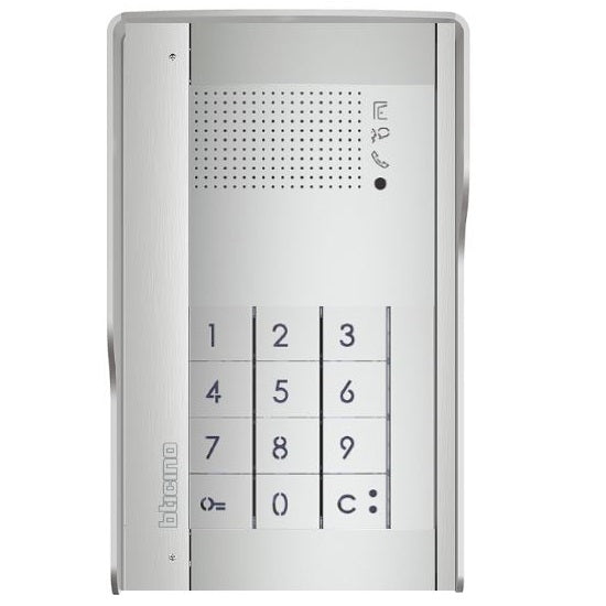 Bticino* 2W Sfera 2 Module Audio Keypad Call Flush Mounted External Unit With Rainshield (1 x 350020, 1 x 350221, 1 x 350521, 1 x 351100, 1 x 351101, 1 x 353000, 1 x 353001, 1 x 346250)