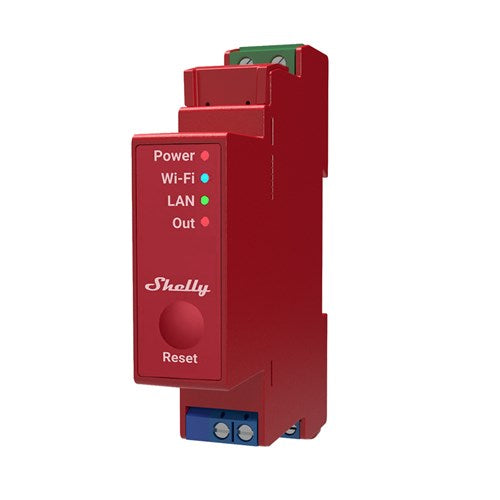 Shelly Pro 1PM Smart Relay, DIN Rail Mounted