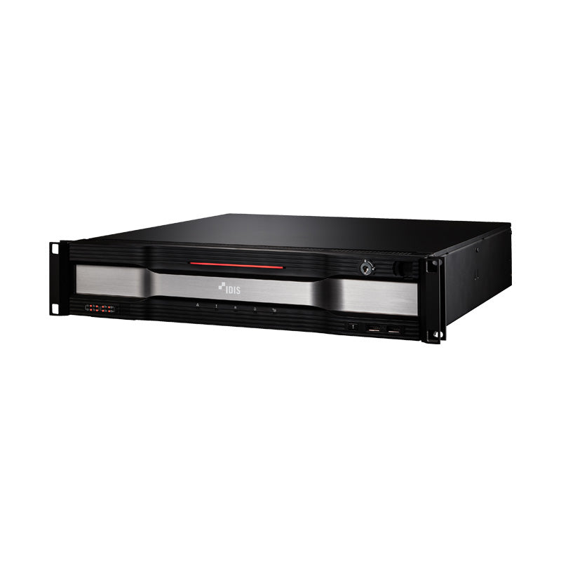 IDIS DR-8564D 64CH NVR, 24TB HDD, DUAL PSU, RAID 1, 5, 10, UPTO 7YR