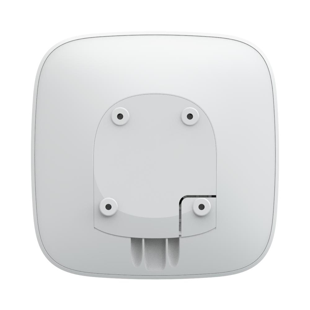 Ajax Hub 2 Plus Control Panel WHITE - Dual SIM 4G / Ethernet / WiFi, 200 Devices, 25 Security Groups, 200 Users, 50 Rooms, Photo Verification, 100 IP Camera / NVR Support