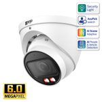 VIP 6MP IP Professional AI Series Motorised IR Eyeball, Low Light, 2.7-13.5mm Lens, 120dB WDR, 40m IR, POE or 12VDC, IP67, MicroSD (Junction Box: VSBKTA130E)