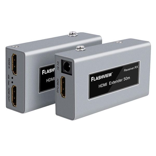 **SUPPLY DELAY (TBC)** Flashview HDMI Extender Over 1 x CAT6 (60M) Or 1 x CAT5E (50M) Kit With Local HDMI Loop